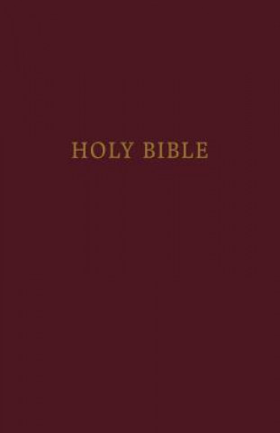 Kniha KJV, Pew Bible, Large Print, Hardcover, Burgundy, Red Letter, Comfort Print Thomas Nelson