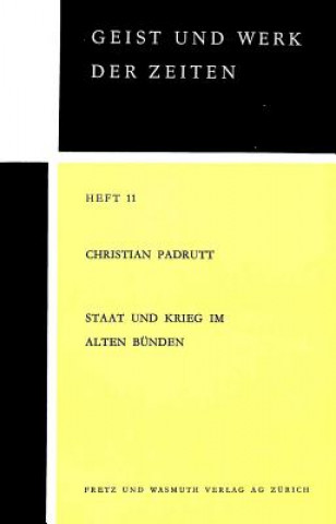 Kniha Staat und Krieg im alten Buenden Christian Padrutt