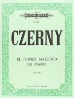 Könyv El primer maestro de piano op. 599 KARL CZERNY