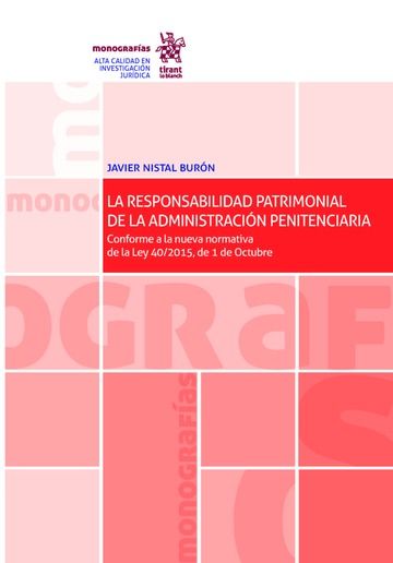 Kniha La Responsabilidad Patrimonial de la Administración Penitenciaria 