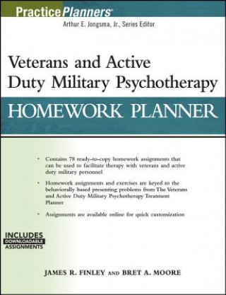 Kniha Veterans and Active Duty Military Psychotherapy Homework Planner James R. Finley