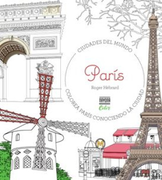 Knjiga COLOREAR PARIS Hébrard