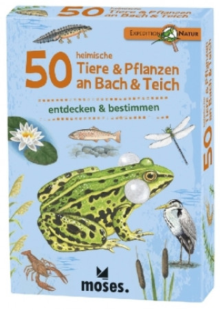 Joc / Jucărie 50 heimische Tiere & Pflanzen an Bach & Teich Carola von Kessel