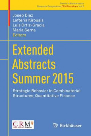 Livro Extended Abstracts Summer 2015 Josep Díaz