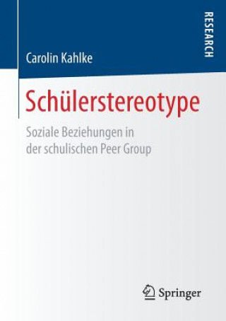 Boek Schulerstereotype Carolin Kahlke