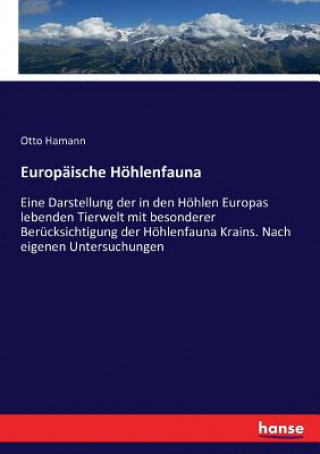 Kniha Europaische Hoehlenfauna Hamann Otto Hamann