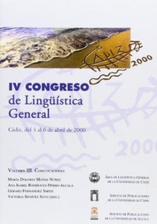Knjiga Comunicaciones Congreso de Lingüística General