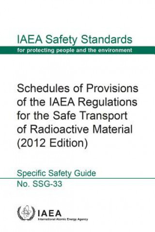 Carte Schedules of provisions of the IAEA regulations for the safe transport of radioactive material International Atomic Energy Agency