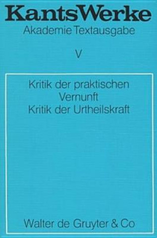 Libro Kritik der praktischen Vernunft. Kritik der Urteilskraft Immanuel Kant