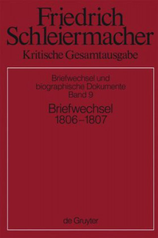 Kniha Briefwechsel 1806-1807 Andreas Arndt
