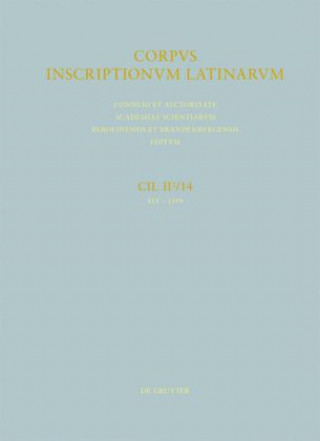Kniha Inscriptiones Hispaniae Latinae. Pars.14/2 Geza Alföldy