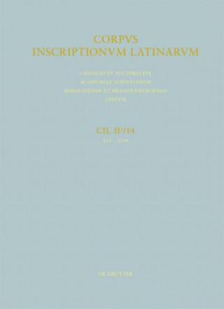 Libro Inscriptiones Hispaniae Latinae. Pars.14/2 Geza Alföldy