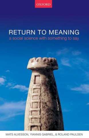Könyv Return to Meaning Mats Alvesson