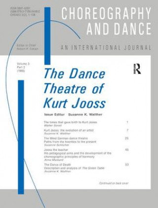 Könyv Dance Theatre of Kurt Jooss WALTHER