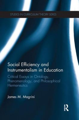 Könyv Social Efficiency and Instrumentalism in Education MAGRINI