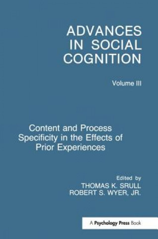 Książka Content and Process Specificity in the Effects of Prior Experiences 