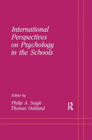 Książka International Perspectives on Psychology in the Schools 