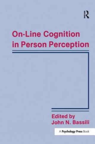 Kniha On-line Cognition in Person Perception 