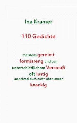 Könyv 110 Gedichte Ina Kramer