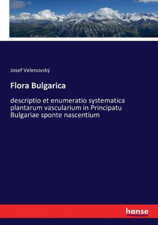 Kniha Flora Bulgarica Josef Velenovský