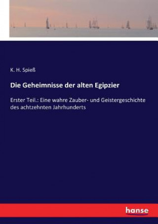 Kniha Geheimnisse der alten Egipzier K. H. Spieß