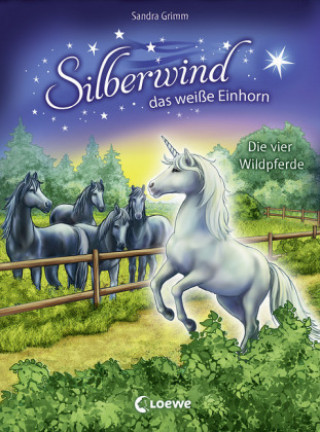 Könyv Silberwind, das weiße Einhorn (Band 3) - Die vier Wildpferde Sandra Grimm