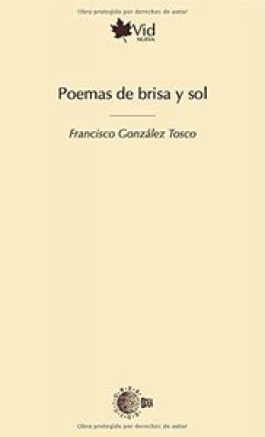 Kniha Poemas de brisa y sol Francisco González Tosco