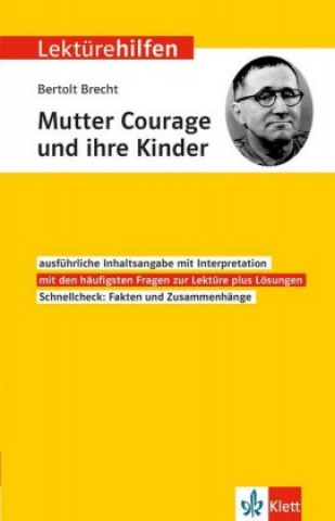 Könyv Klett Lektürehilfen Bertolt Brecht, Mutter Courage und ihre Kinder Bertolt Brecht