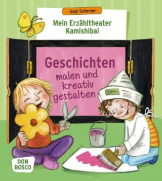 Könyv Mein Erzähltheater Kamishibai: Geschichten malen und kreativ gestalten Gabi Scherzer
