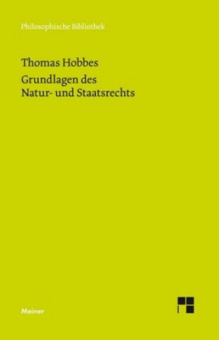 Knjiga Menschliche Natur und politischer Körper Thomas Hobbes