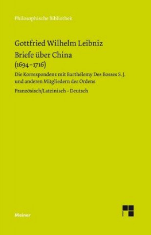 Kniha Briefe über China (1694-1716) Gottfried Wilhelm Leibniz