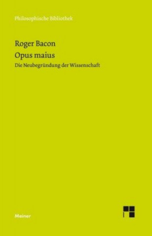 Carte Opus maius Roger Bacon