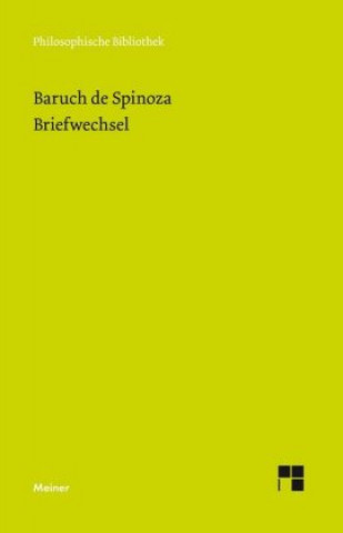Carte Sämtliche Werke, Bd. 6: Briefwechsel Baruch de Spinoza