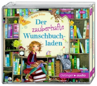 Audio Der zauberhafte Wunschbuchladen 1, 3 Audio-CD Katja Frixe