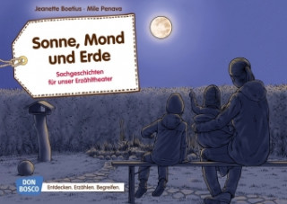 Hra/Hračka Sonne, Mond und Erde. Kamishibai Bildkartenset. Jeanette Boetius