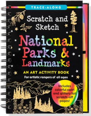 Kniha Scratch & Sketch National Parks Inc Peter Pauper Press