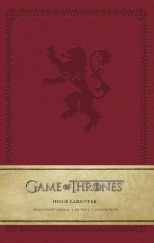 Książka Game of Thrones: House Lannister Ruled Pocket Journal Insight Editions