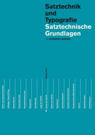 Kniha Satztechnische Grundlagen Richard Frick
