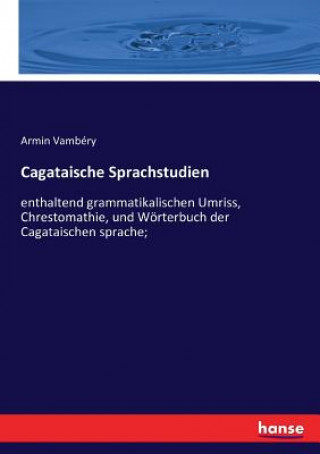 Knjiga Cagataische Sprachstudien Vambery Armin Vambery