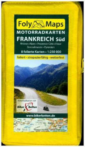 Nyomtatványok FolyMaps Frankreich Süd 1:250 000 