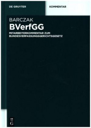 Carte BVerfGG Kommentar Tristan Barczak