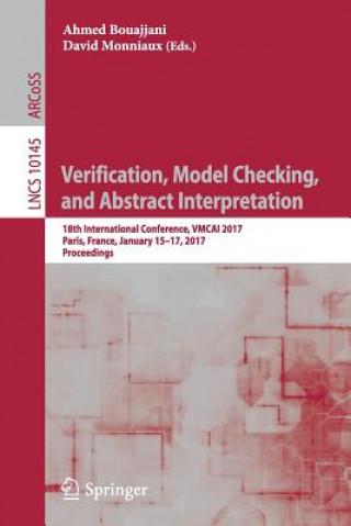 Könyv Verification, Model Checking, and Abstract Interpretation Ahmed Bouajjani