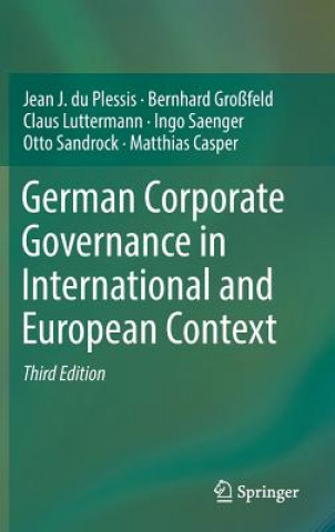 Carte German Corporate Governance in International and European Context Jean J. du Plessis