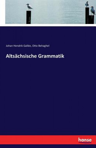 Książka Altsachsische Grammatik Otto Behaghel