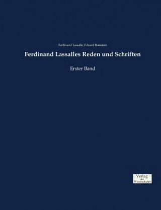 Kniha Ferdinand Lassalles Reden und Schriften Eduard Bernstein