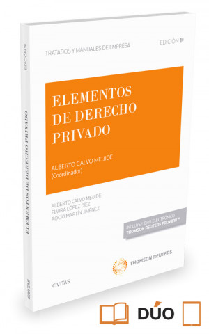 Kniha ELEMENTOS DE DERECHO PRIVADO ALBERTO CALVO MEJIDE