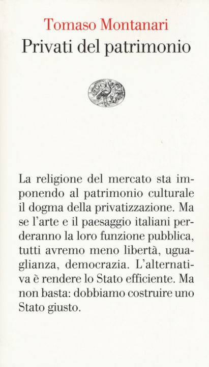 Könyv Privati del patrimonio Tomaso Montanari