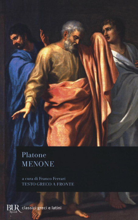 Carte Menone. Testo greco a fronte Platone