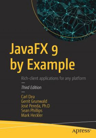 Książka JavaFX 9 by Example Carl Dea