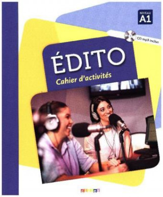 Книга Édito A1.Cahier d'exercices + CD MP3 Elodie Heu